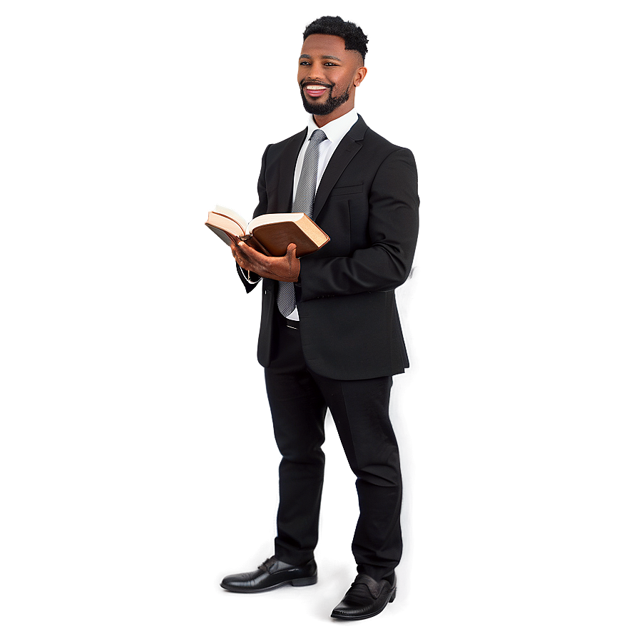 Pastor With Bible Png 95