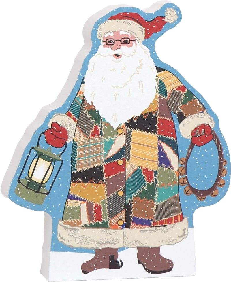 Patchwork Coat Santa Claus