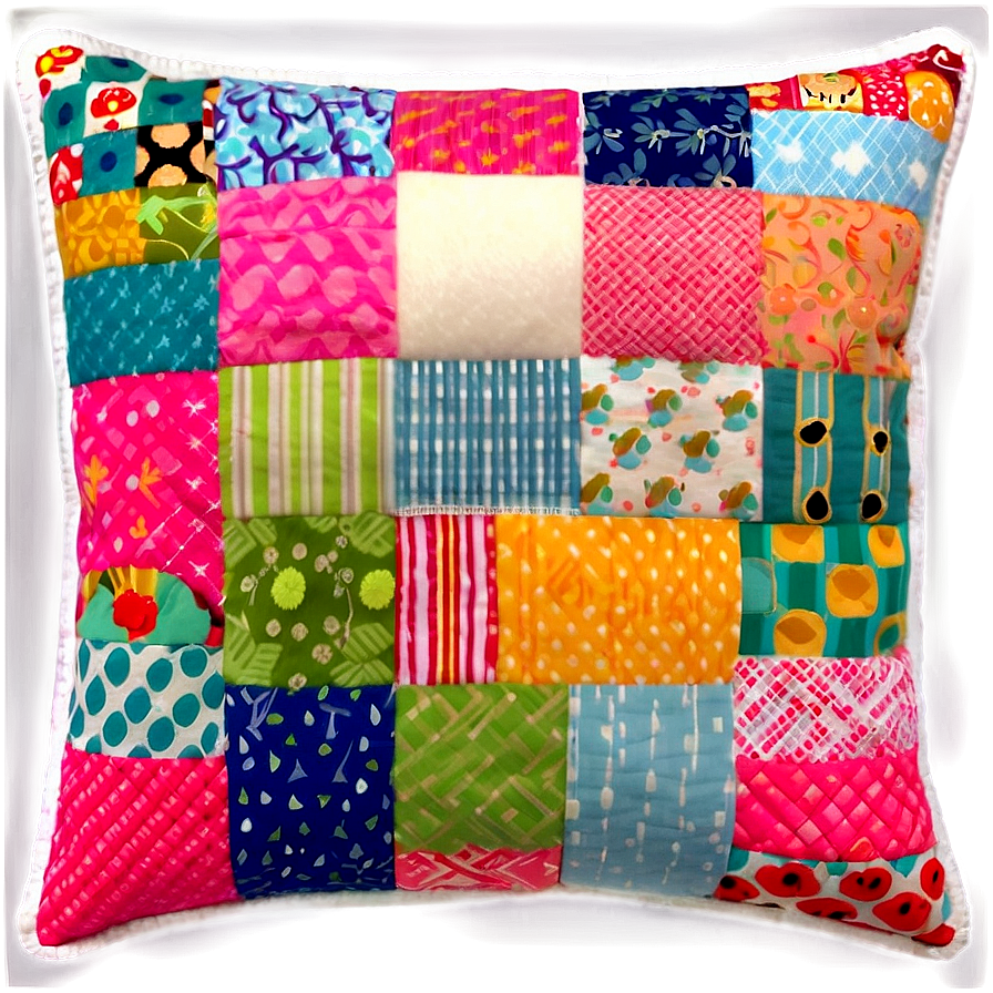 Patchwork Pillow Png 05252024