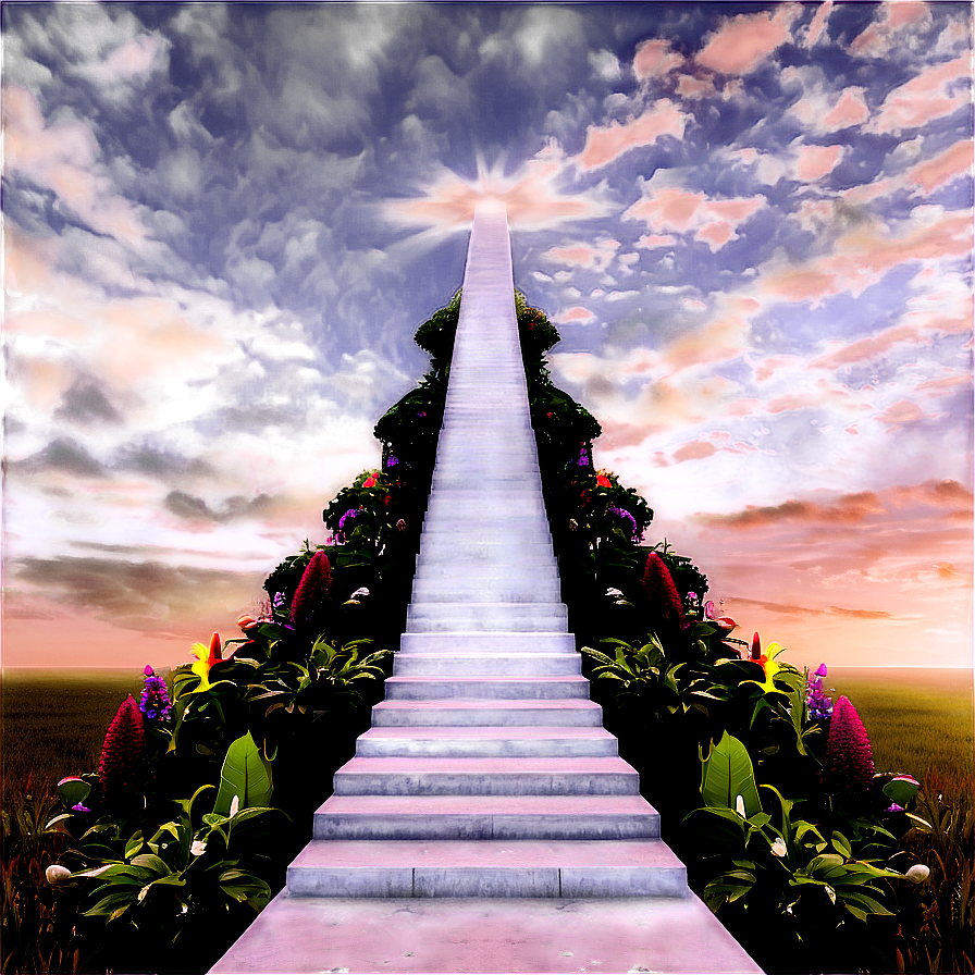 Pathway To Heaven Staircase Png 06252024