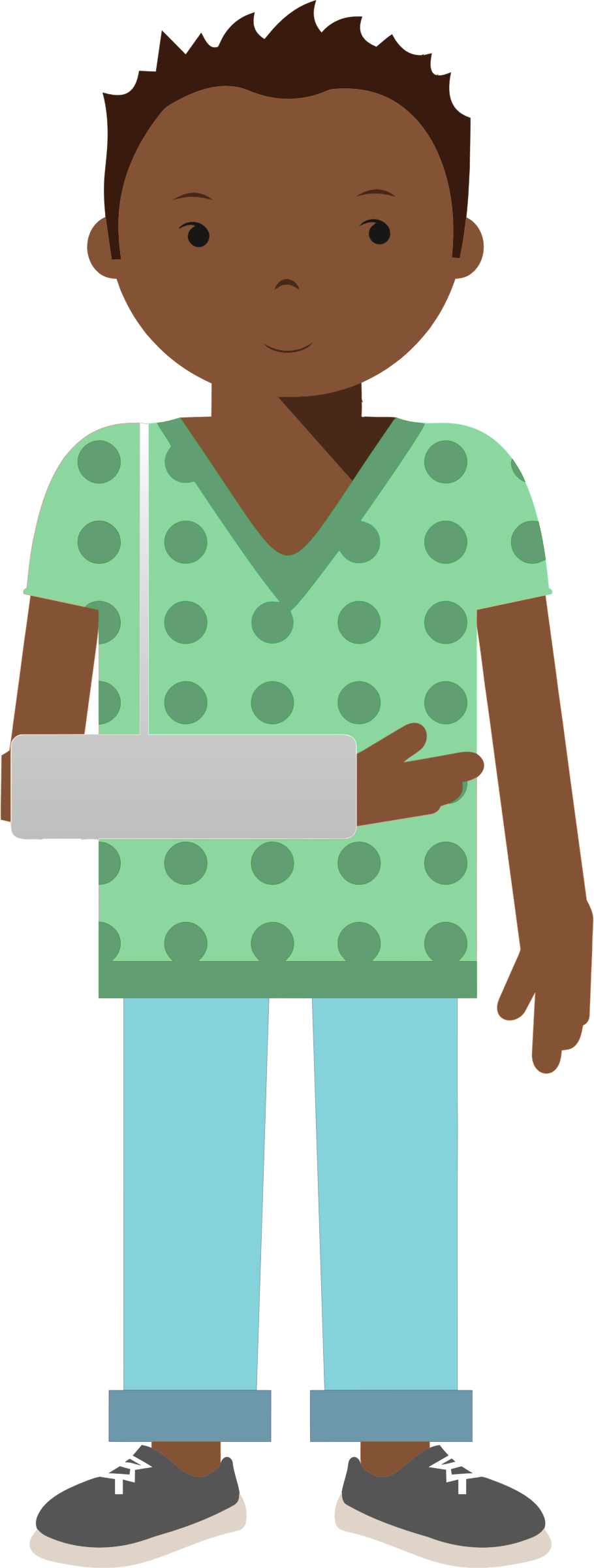 Patientwith Cast Illustration