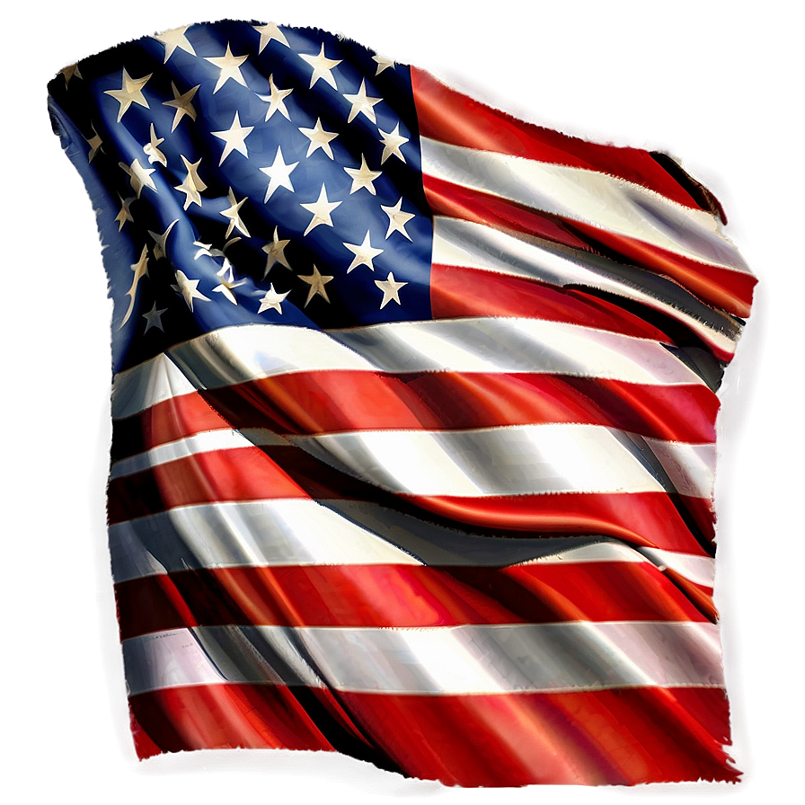 Patriotic American Flag Design Png Fpf9