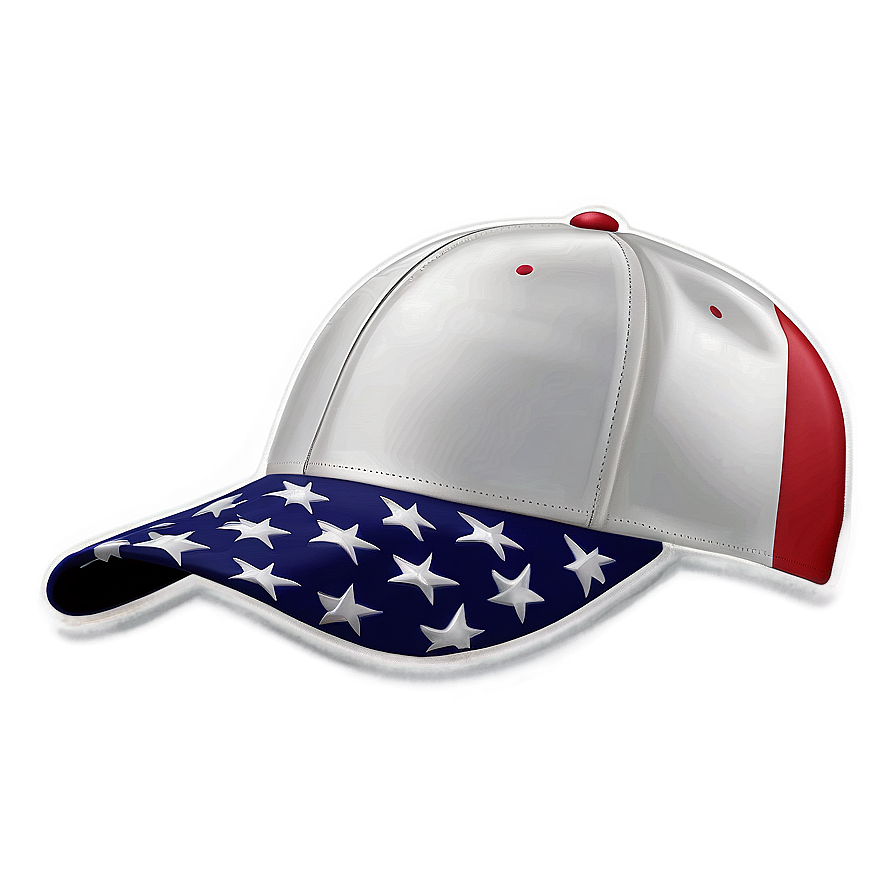 Patriotic Baseball Cap Png 06282024