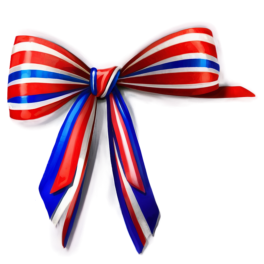 Patriotic Bow Png Qhv26