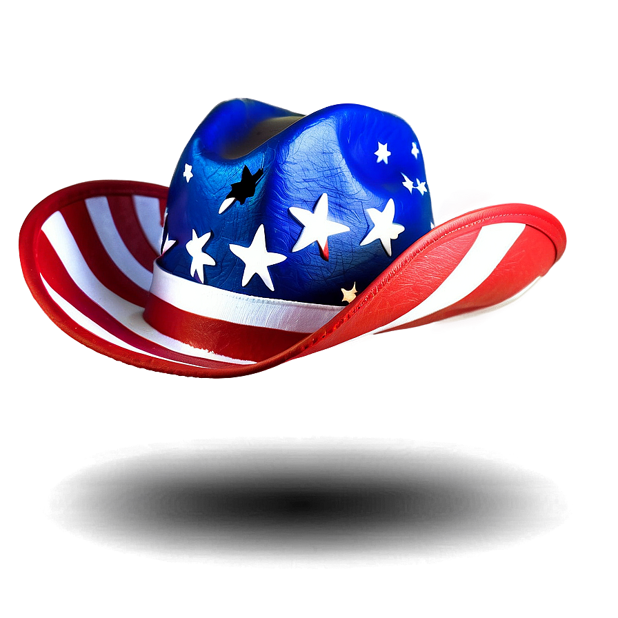 Patriotic Cowgirl Hat Png 06132024