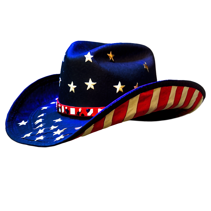 Patriotic Cowgirl Hat Png Kti