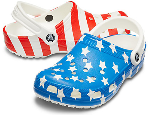 Patriotic Crocs Footwear