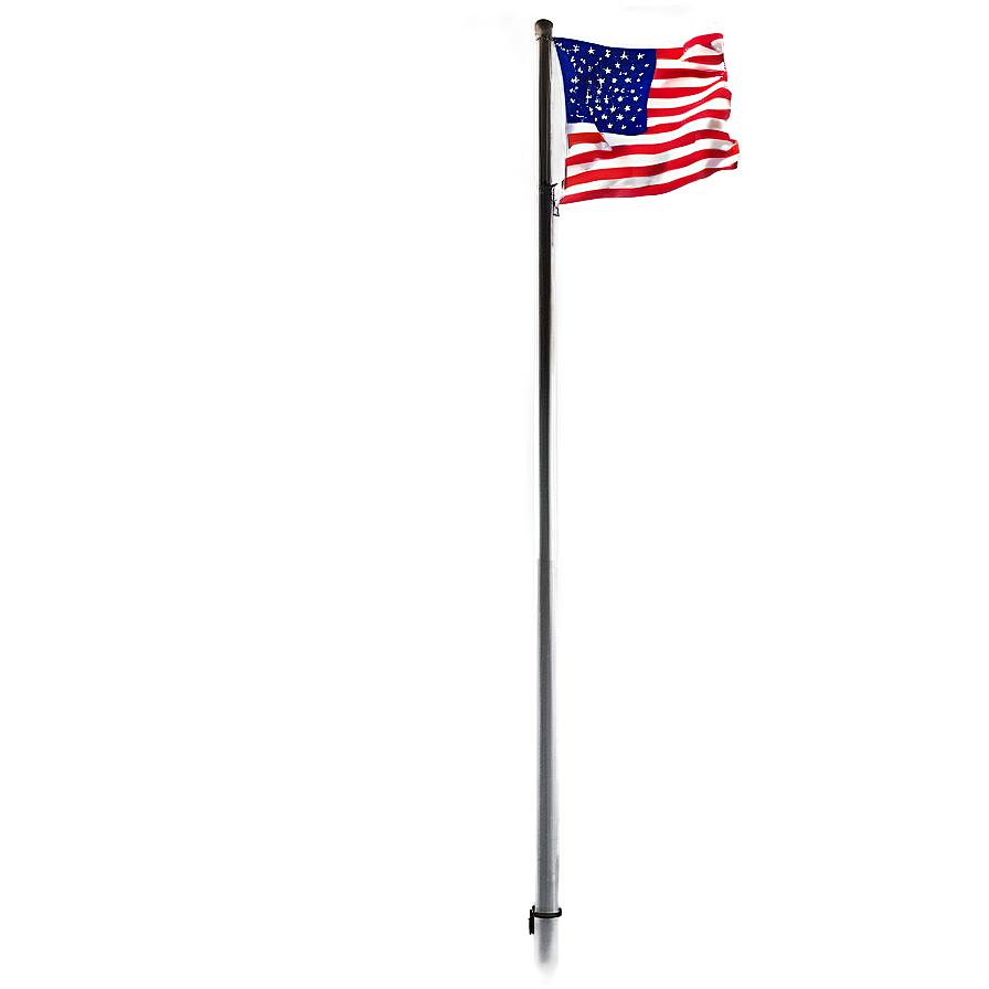 Patriotic Display American Flag Pole Png Wfd13