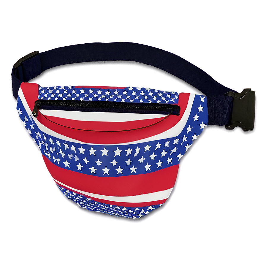 Patriotic Fanny Pack Png Qab