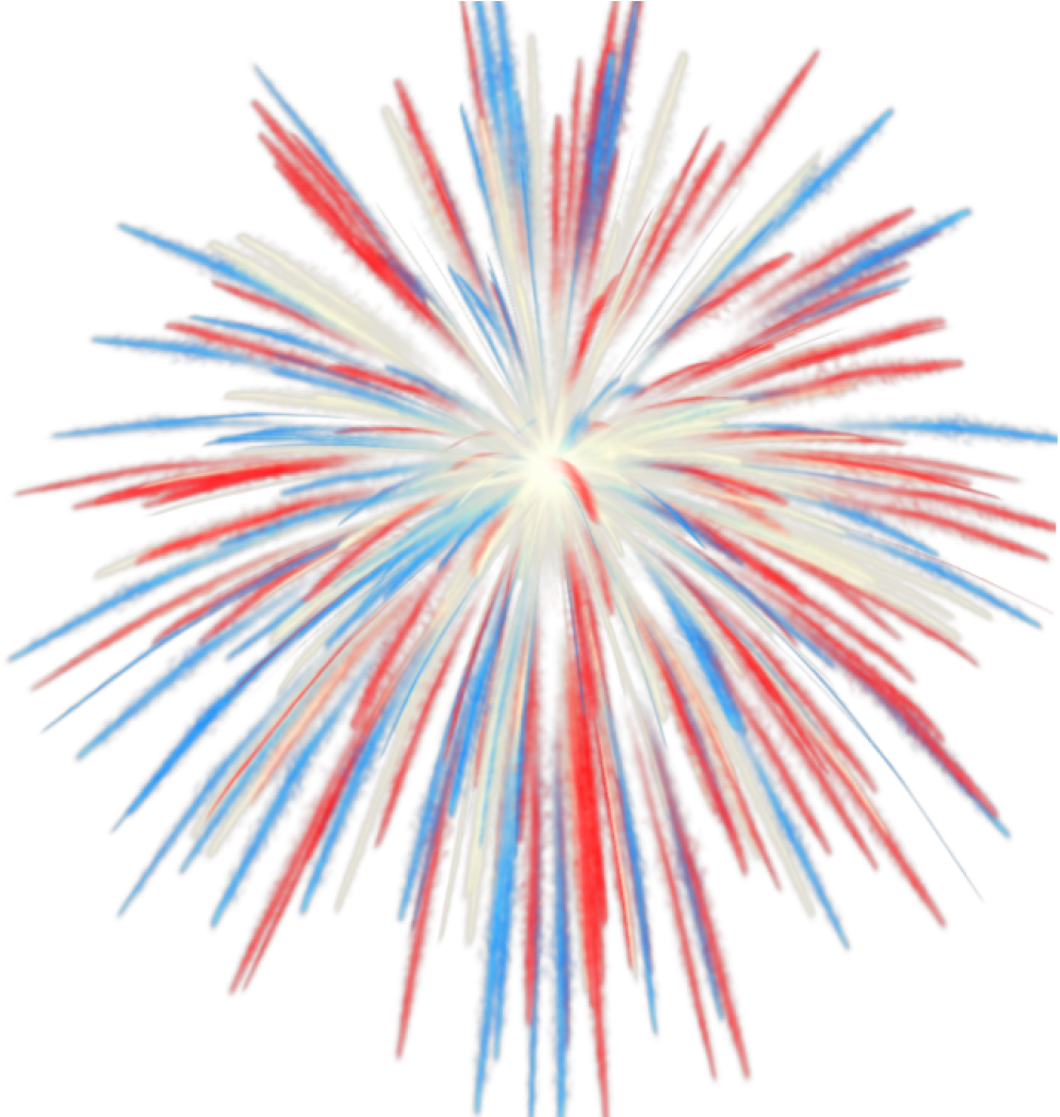 Patriotic Firework Illustration4th July