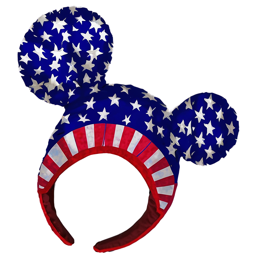 Patriotic Mickey Mouse Ears Png 06122024