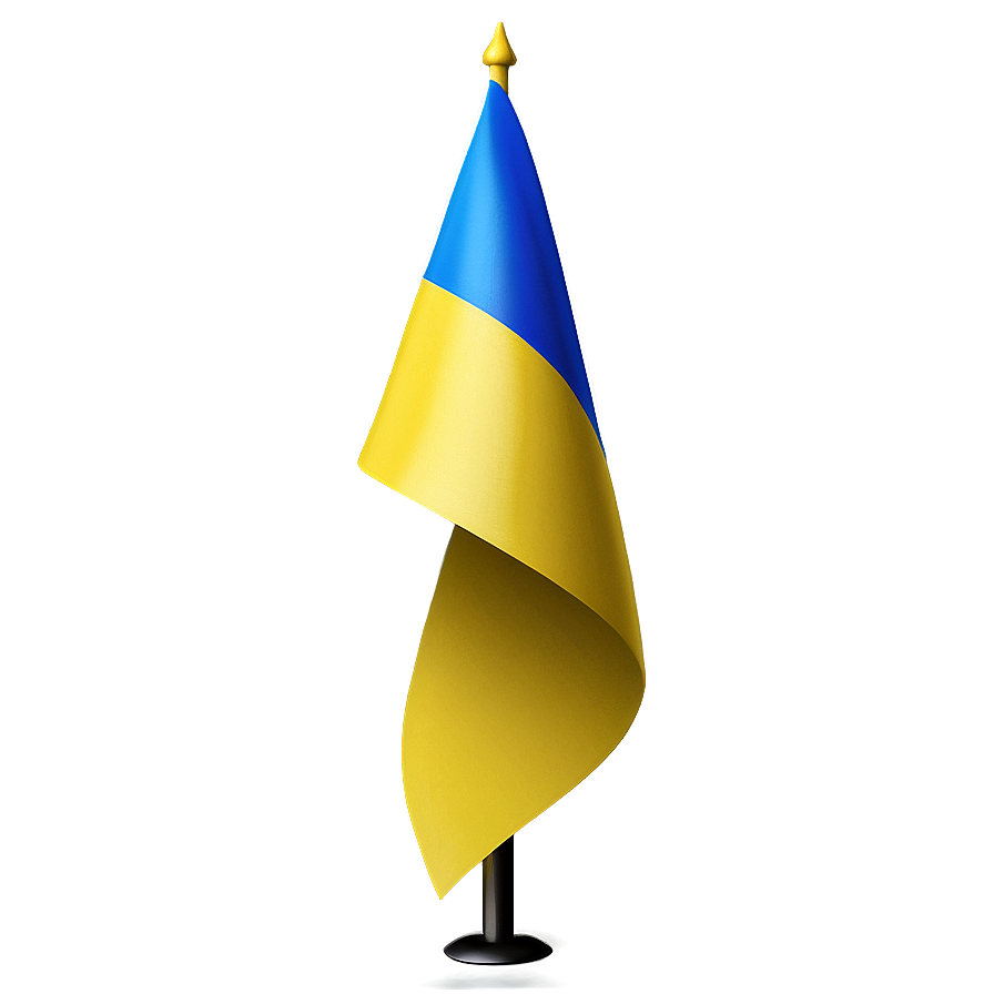 Patriotic Ukraine Flag Png 05242024