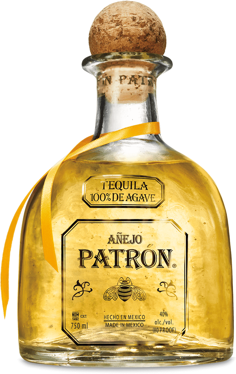 Patron Anejo Tequila Bottle