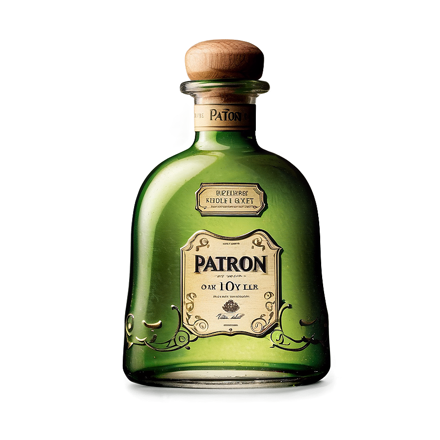 Patron Bottle Gift Package Png Hmb