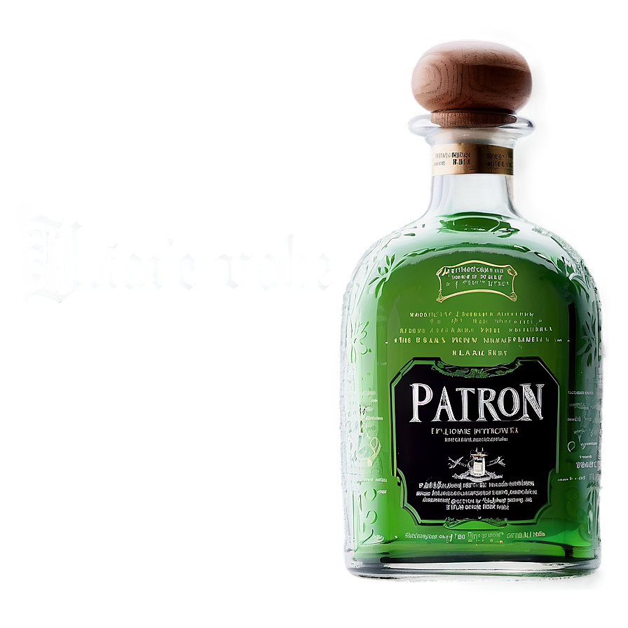 Patron Estate Release Bottle Png Cbo