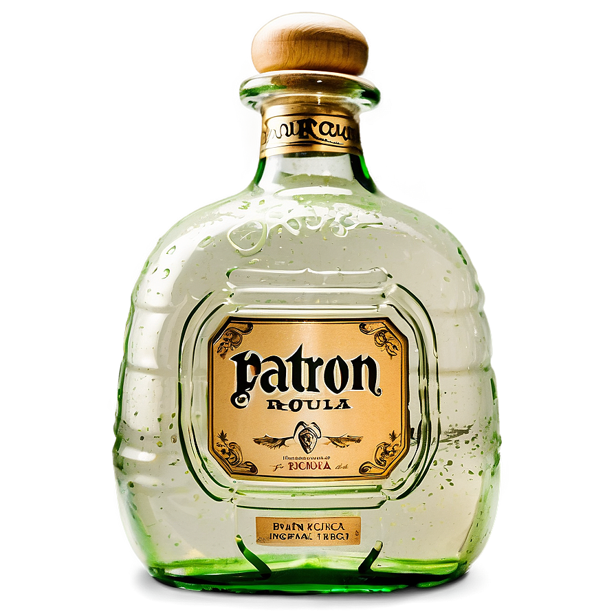 Patron Roca Tequila Bottle Png Kal37