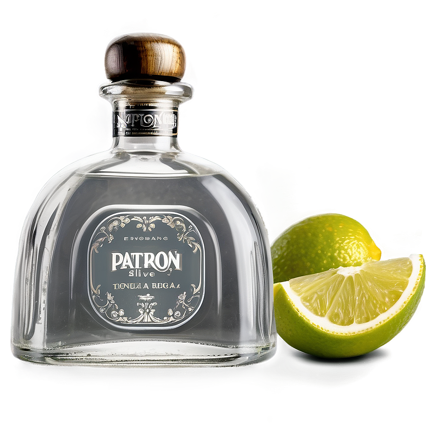 Patron Silver Tequila Elegance Png Wbq