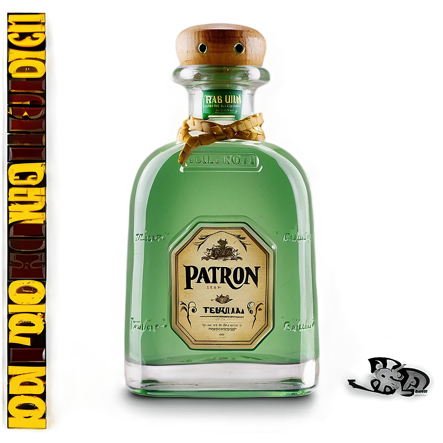 Patron Tequila Bottle No Background Png Rjr65