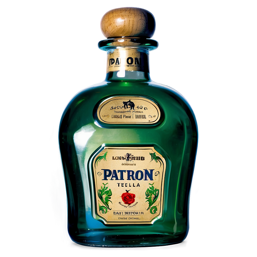 Patron Tequila Bottle Png Usb