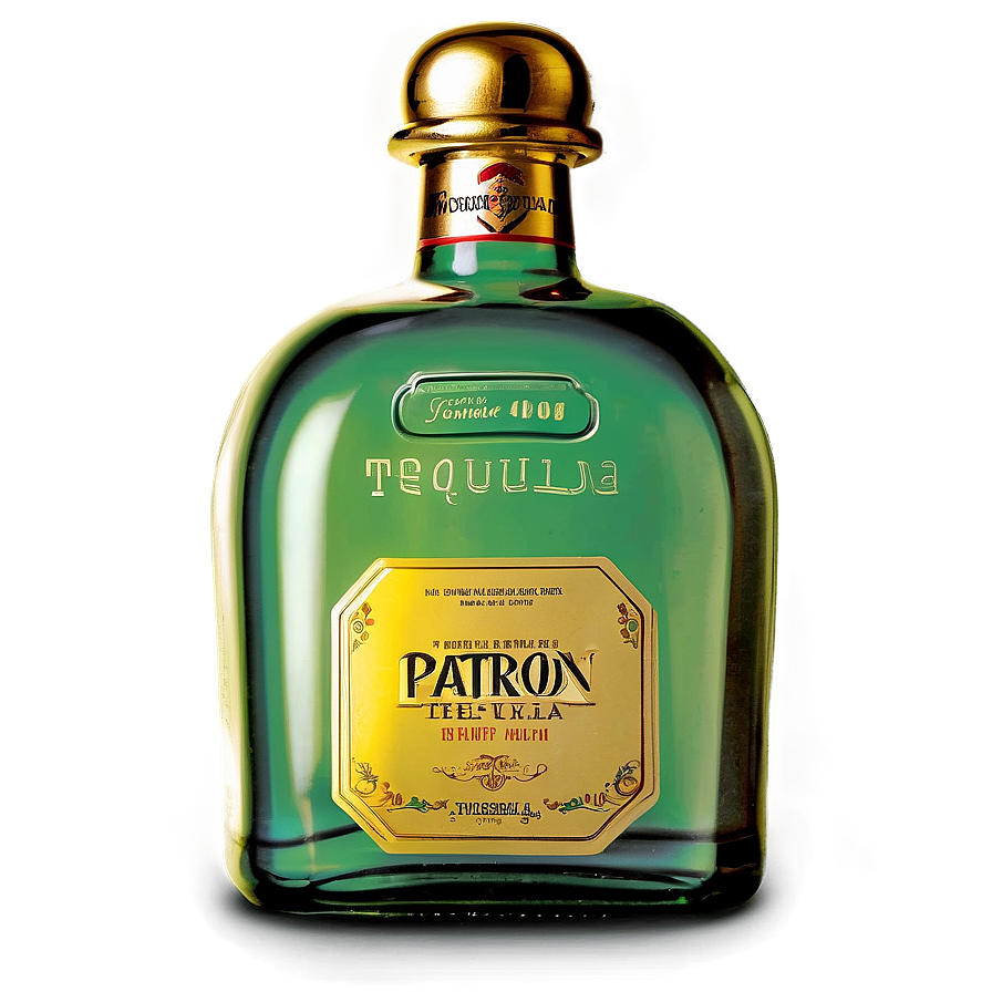 Patron Tequila Gold Label Bottle Png Sgy91