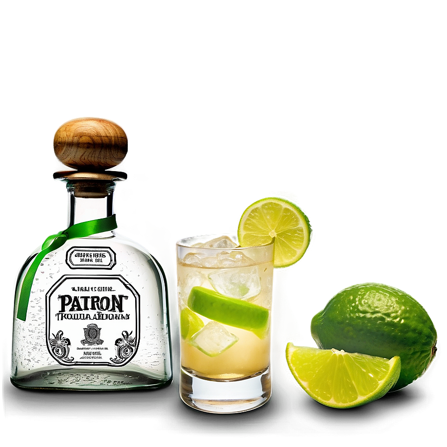 Patron Tequila With Lime Png 84