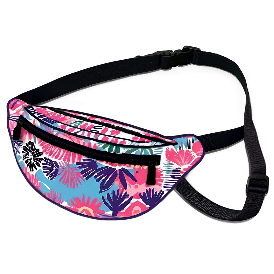 Patterned Fanny Pack Png Xqe81