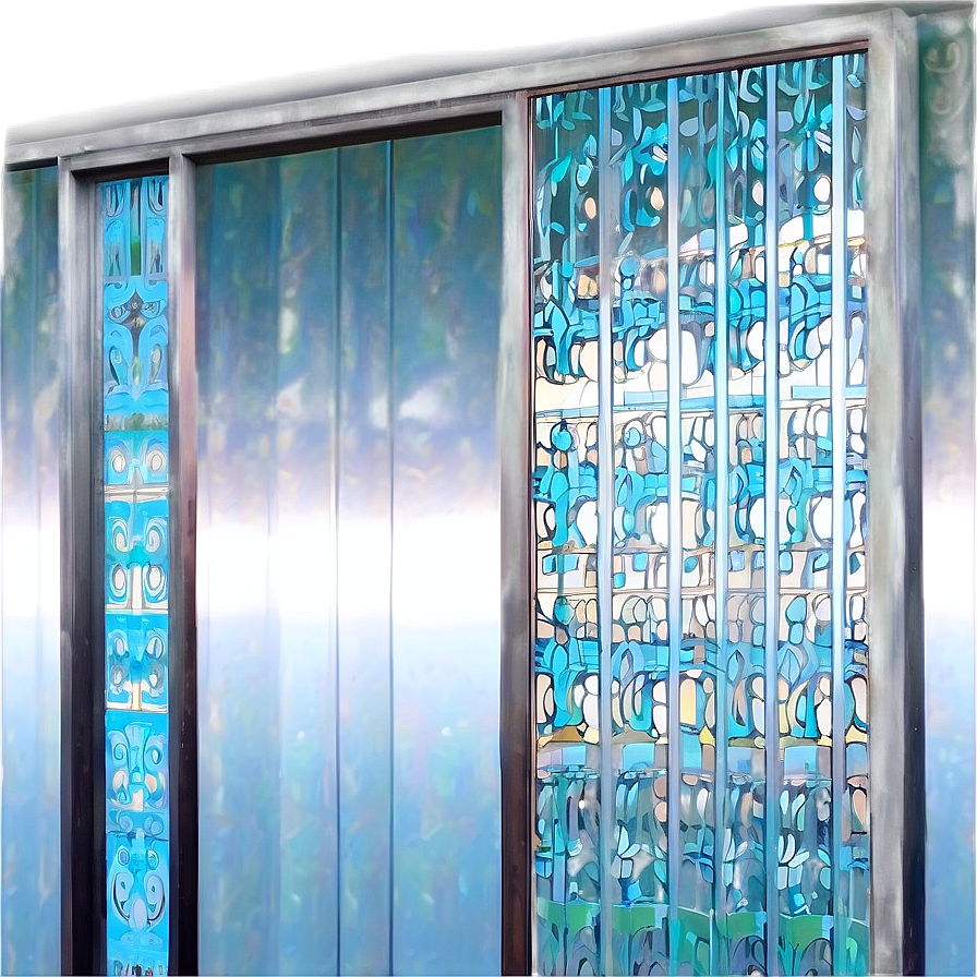 Patterned Glass Door Png Xld81