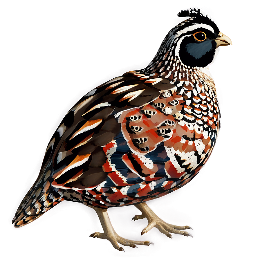 Patterned Quail Graphic Png Who