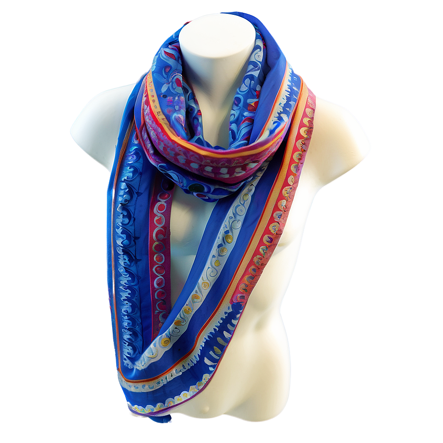 Patterned Scarf Png Mje