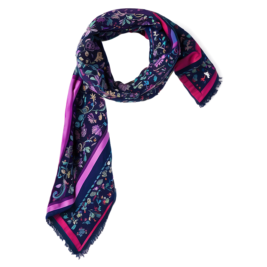 Patterned Scarf Png Phg