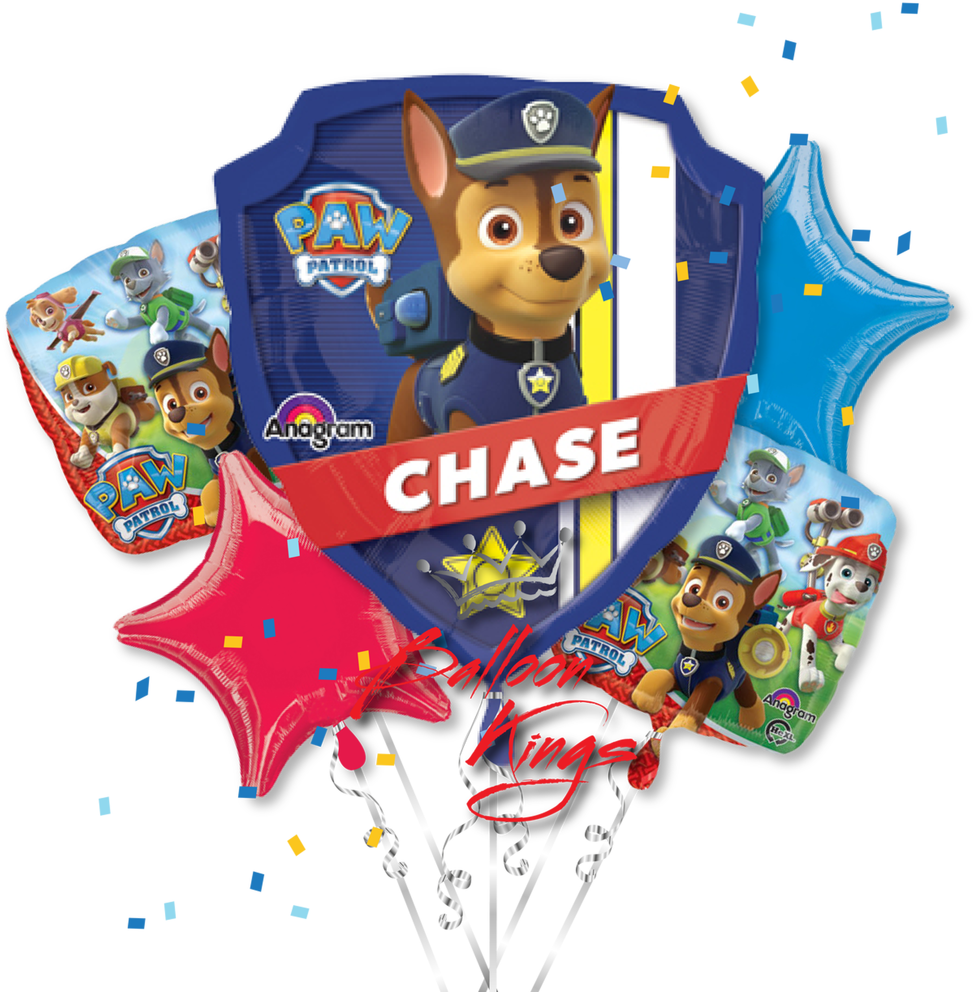 Paw Patrol Chase Balloon Bouquet