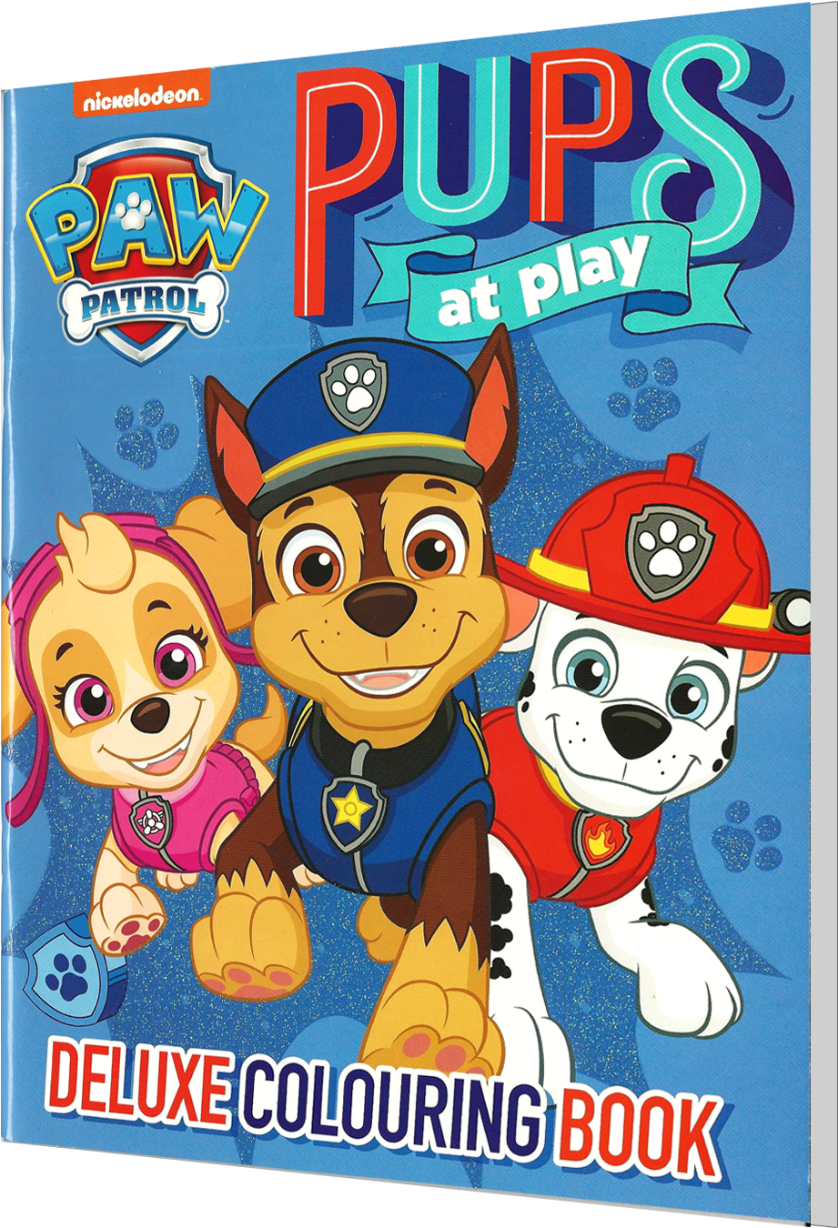 Paw Patrol Pupsat Play Coloring Book Cover