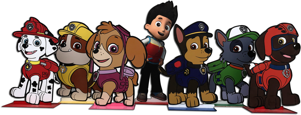 Paw Patrol Team Clipart