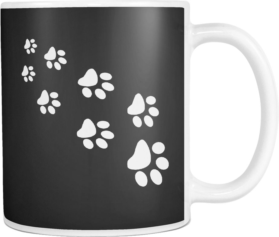 Paw Print Pattern Mug