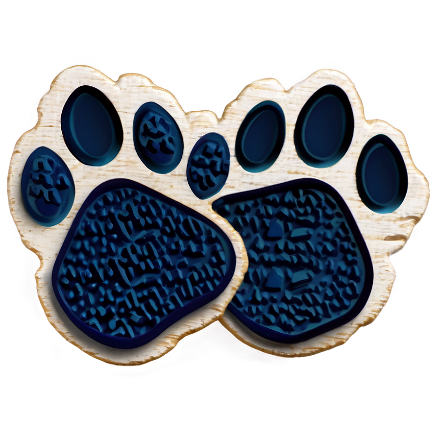 Paw Print Stamp Png 06242024