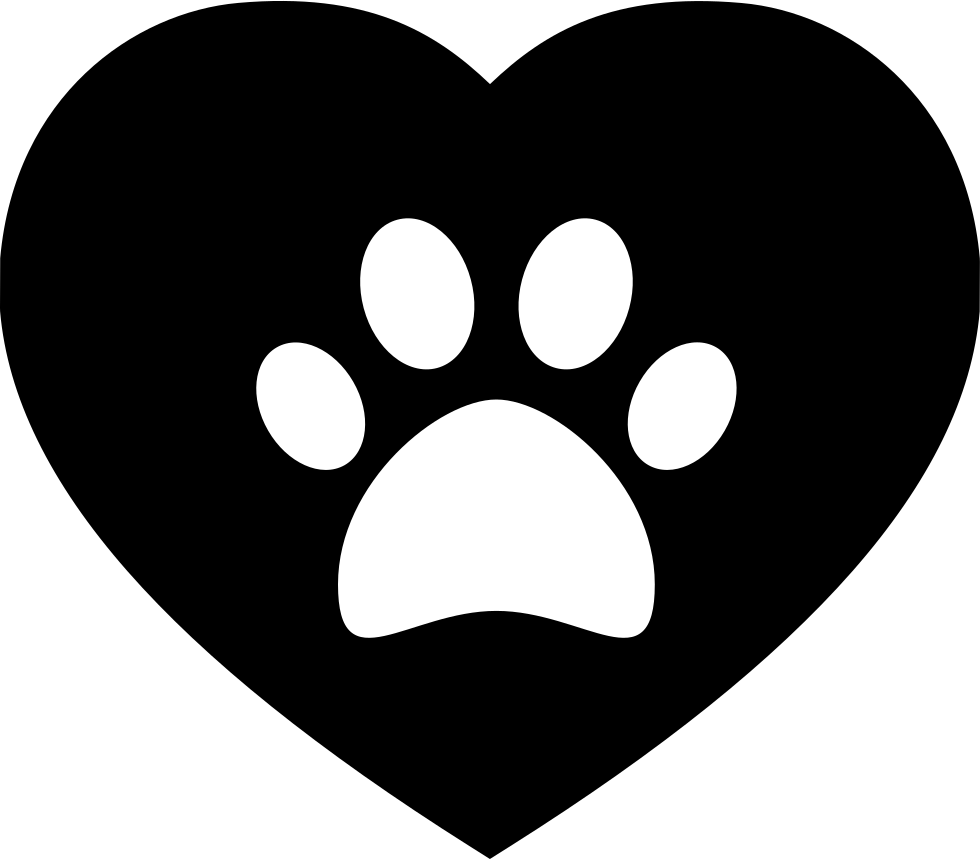 Pawprint Heart Icon