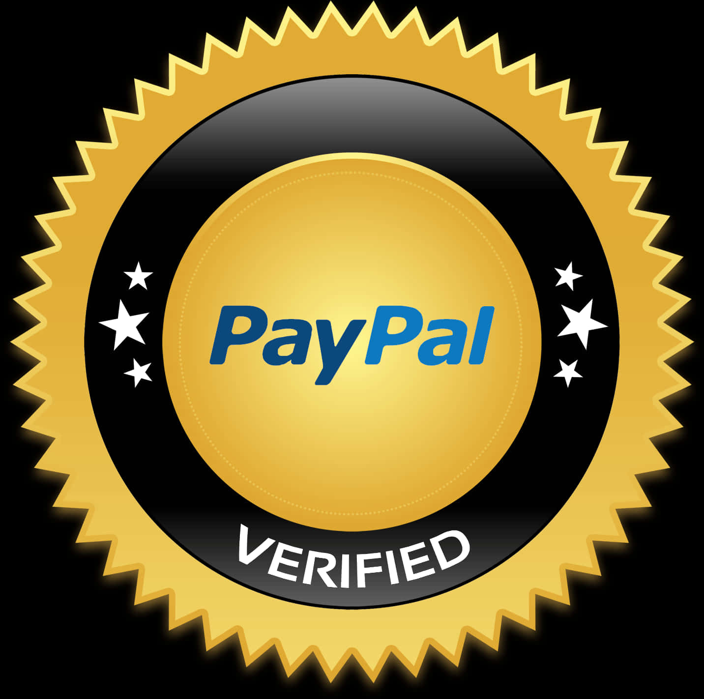 Pay Pal Verified Seal Graphic