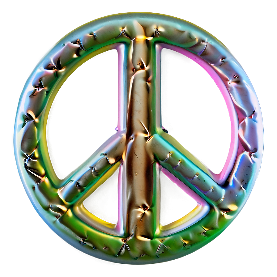 Peace Sign With Ribbons Png 60