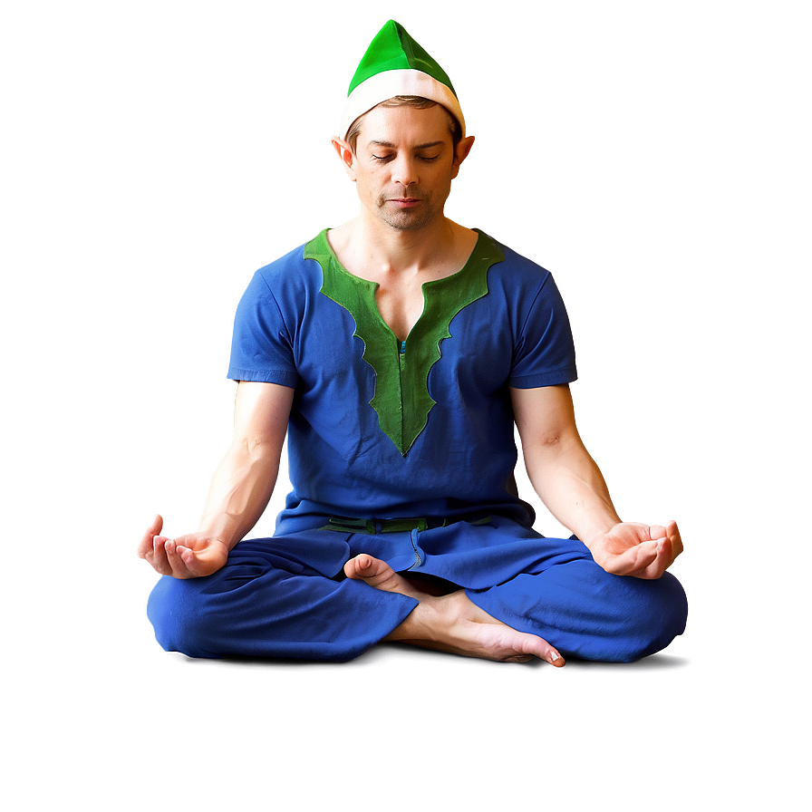 Peaceful Elf Meditating Png 27