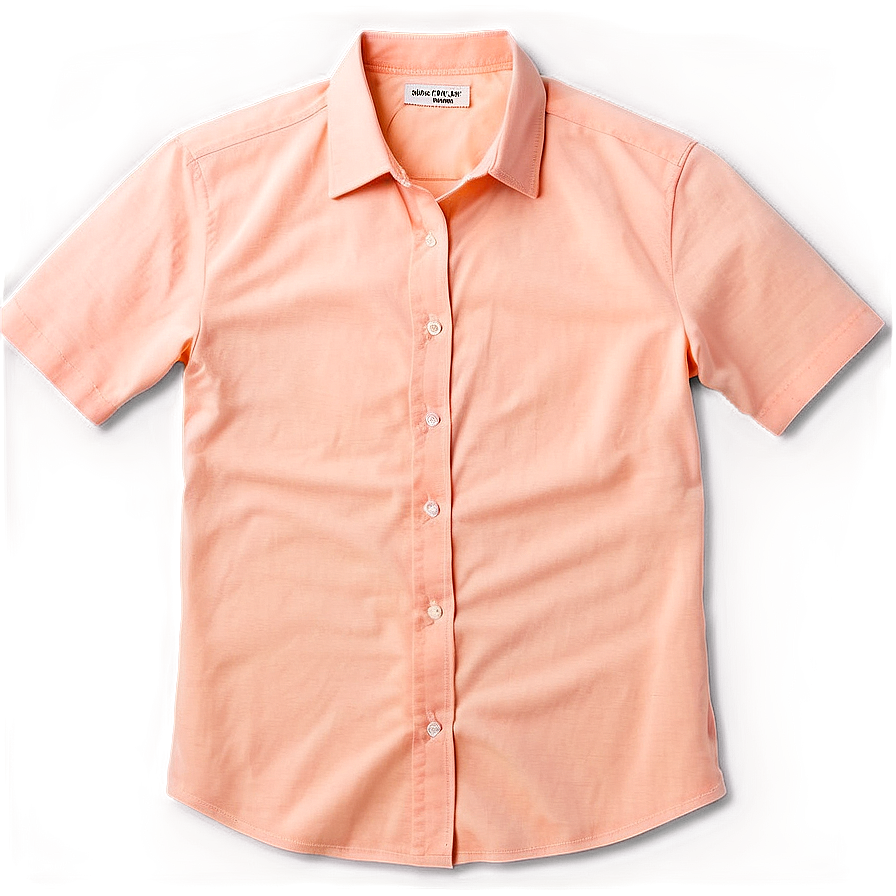 Peach Blank Shirt Png Fsj