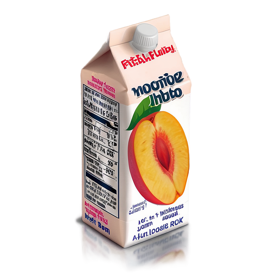 Peach Juice Box Png Wcm19