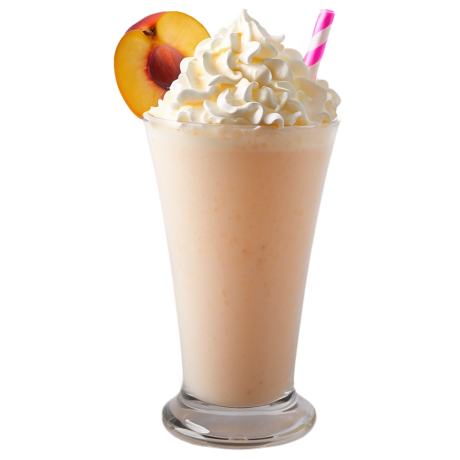 Peach Milkshake Png Wpw62