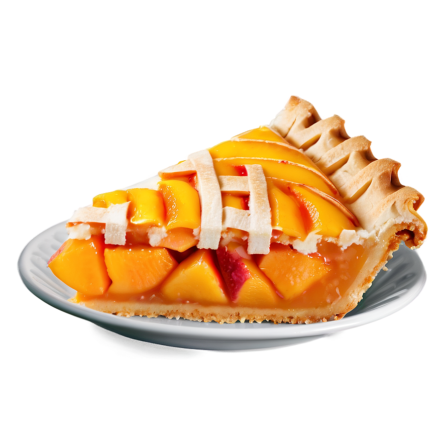 Peach Pie Slice Png Uoj