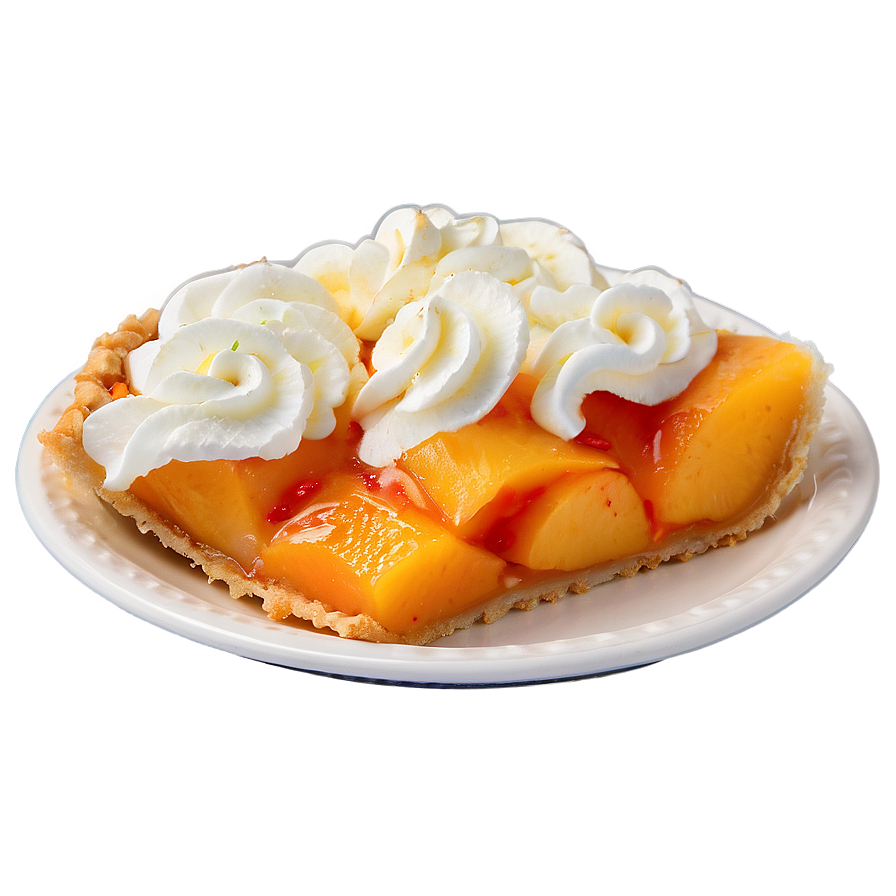 Peach Pie Slice Png Yho