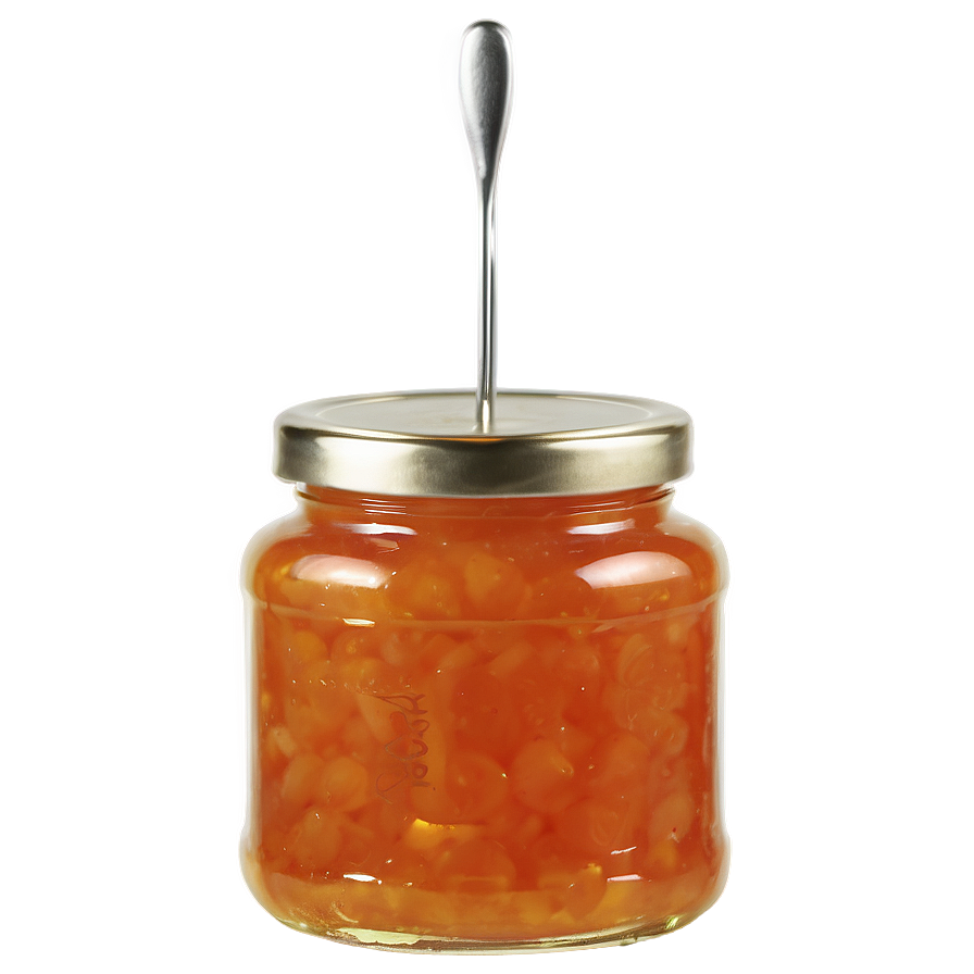 Peach Preserves Jar Png Rok