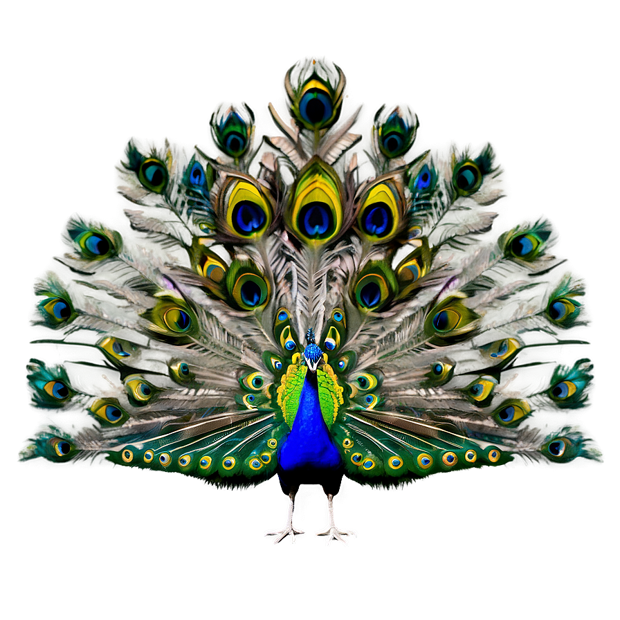 Peacock Displaying Feathers Png 12