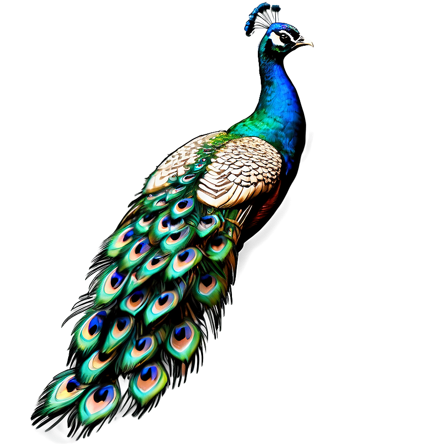 Peacock In Flight Png 06232024