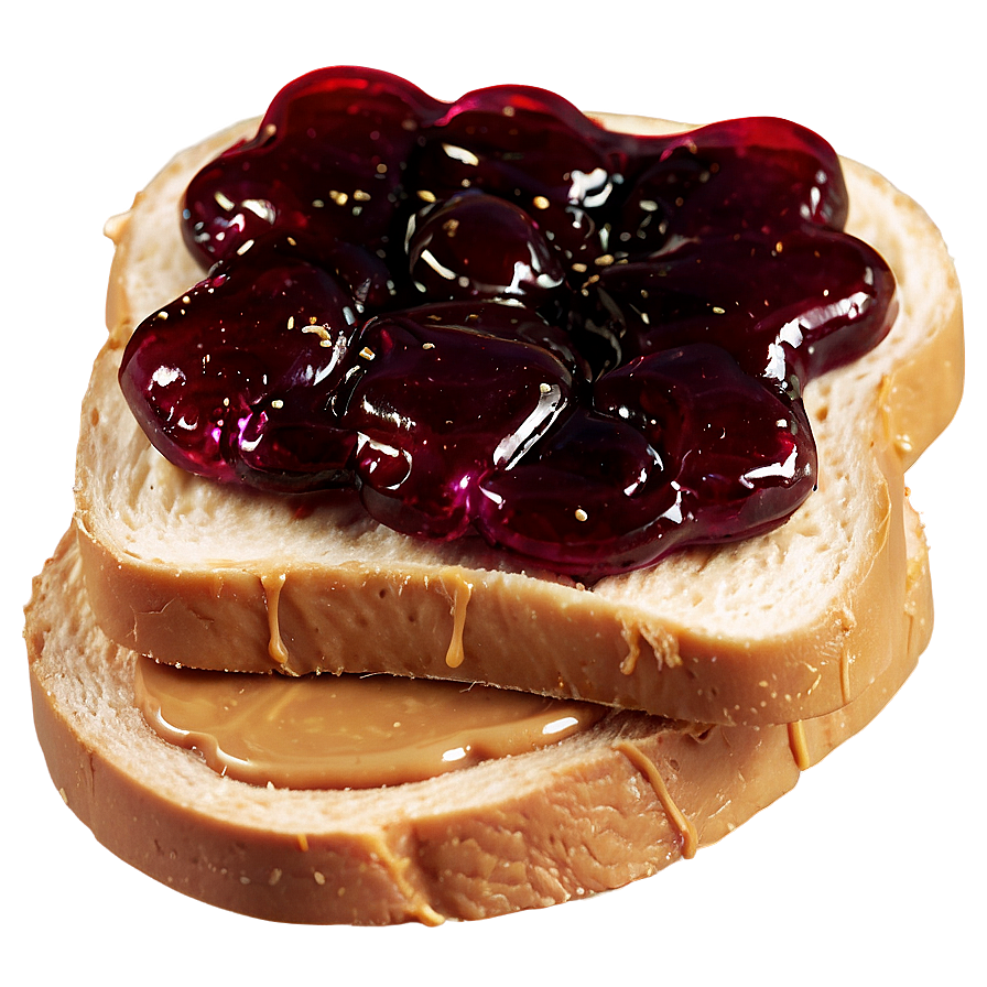 Peanut Butter And Jelly Sandwich Png Wep43