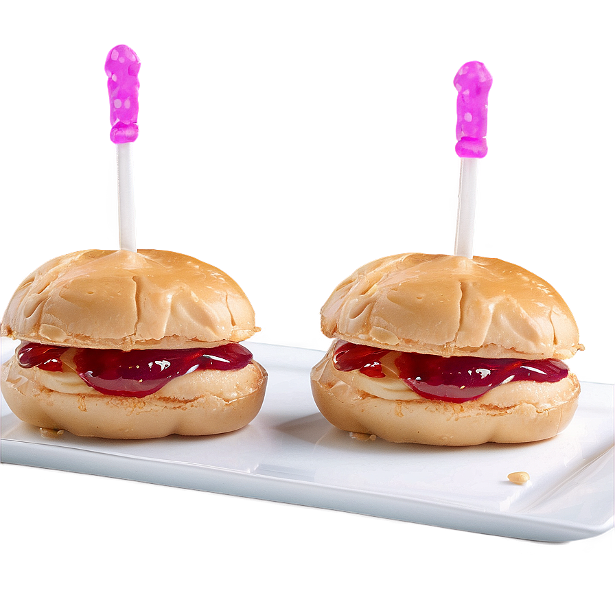 Peanut Butter Jelly Sliders Png 06282024