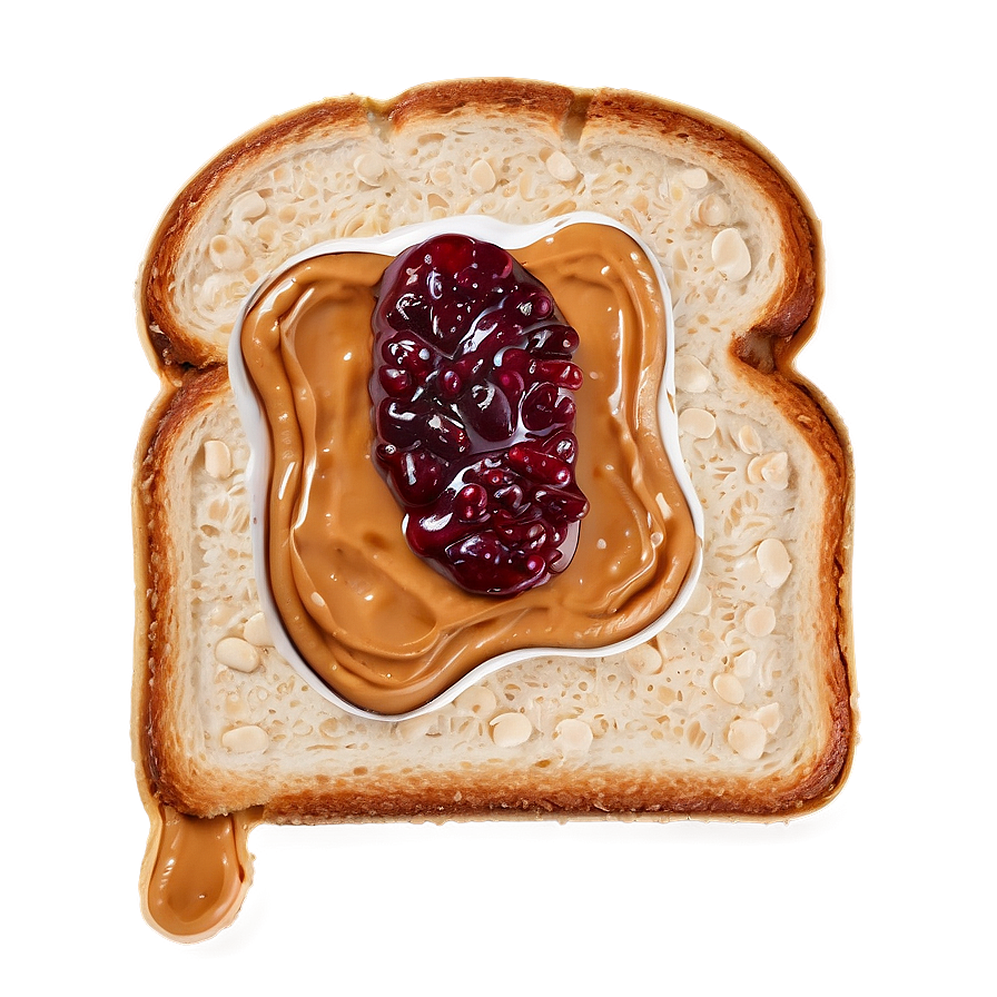 Peanut Butter Jelly Toast Png Lgf